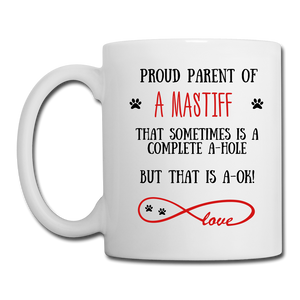 Mastiff gift, Mastiff Dog mom, Mastiff Dogr mug, Mastiff Dog gift for women, Mastiff Dog mom mug, Mastiff Dog mommy, Mastiff Dog - white