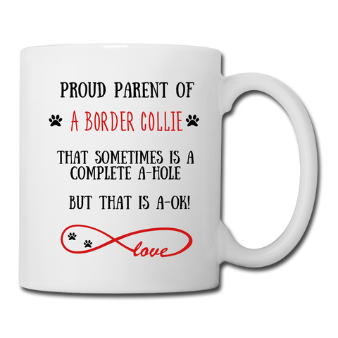 Image of Border Collie gift, Border Collie Dog mom, Border Collie Dog mug, Border Collie Dog gift for women, Border Collie Dog mom mug, Border Collie Dog mommy, Border Collie Dog - white