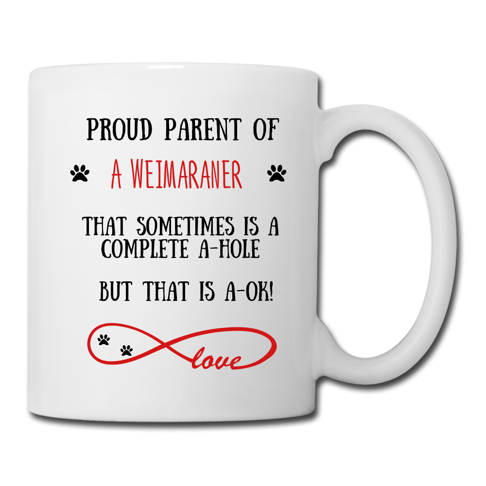 Weimaraner gift, Weimaraner Dog mom, Weimaraner Dog mug, Weimaraner Dog gift for women, Weimaraner Dog mom mug, Weimaraner Dog mommy, Weimaraner Dog - white