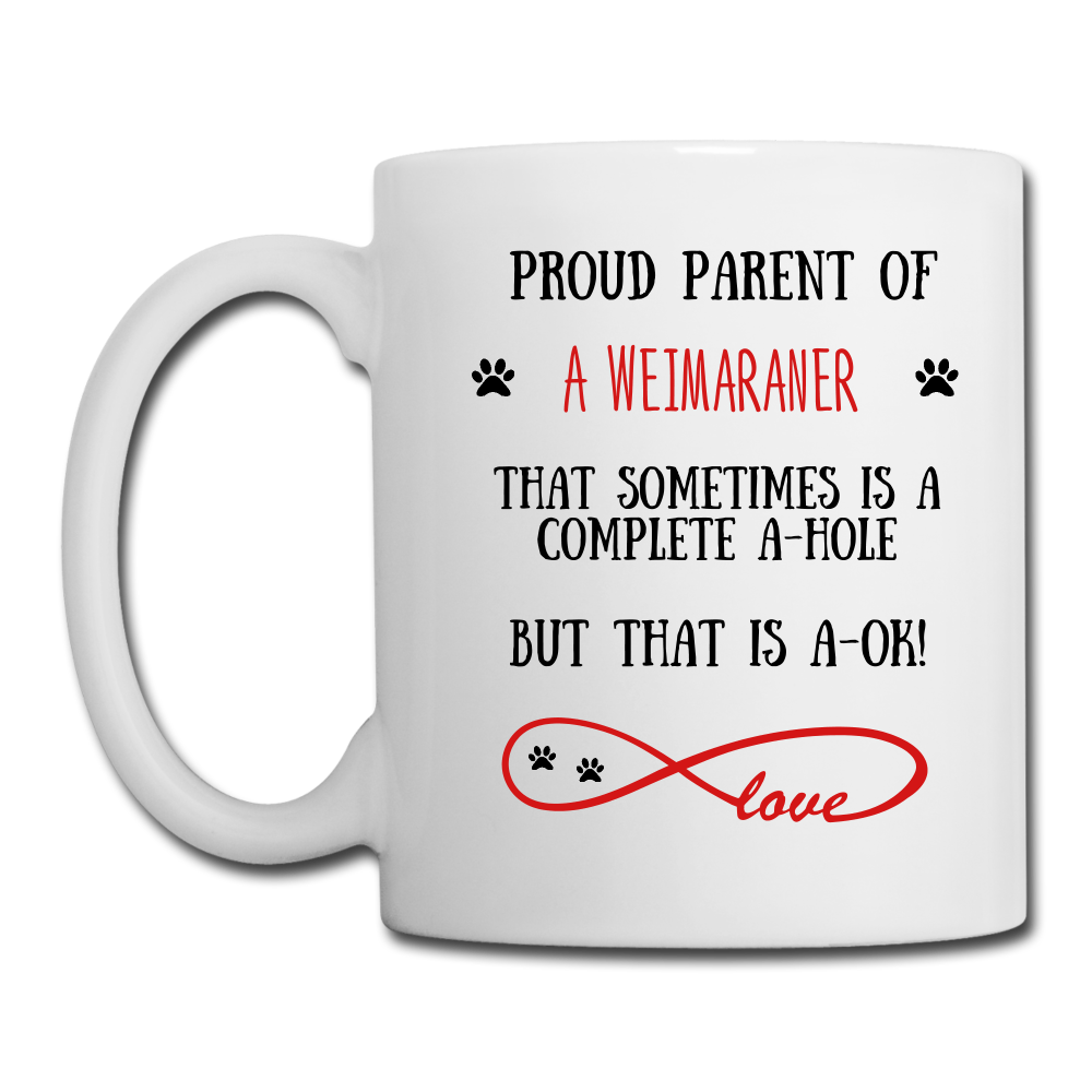 Weimaraner gift, Weimaraner Dog mom, Weimaraner Dog mug, Weimaraner Dog gift for women, Weimaraner Dog mom mug, Weimaraner Dog mommy, Weimaraner Dog - white