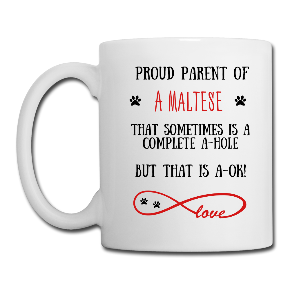 Maltese gift, Maltese Dog mom, Maltese Dog mug, Maltese Dog gift for women, Maltese Dog mom mug, Maltese Dog mommy, Maltese Dog - white