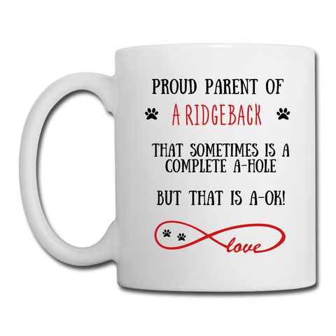 Image of Ridgeback gift, Ridgeback mom, Ridgeback mug, Ridgeback gift for women, Ridgeback mom mug, Ridgeback mommy, Ridgeback - white
