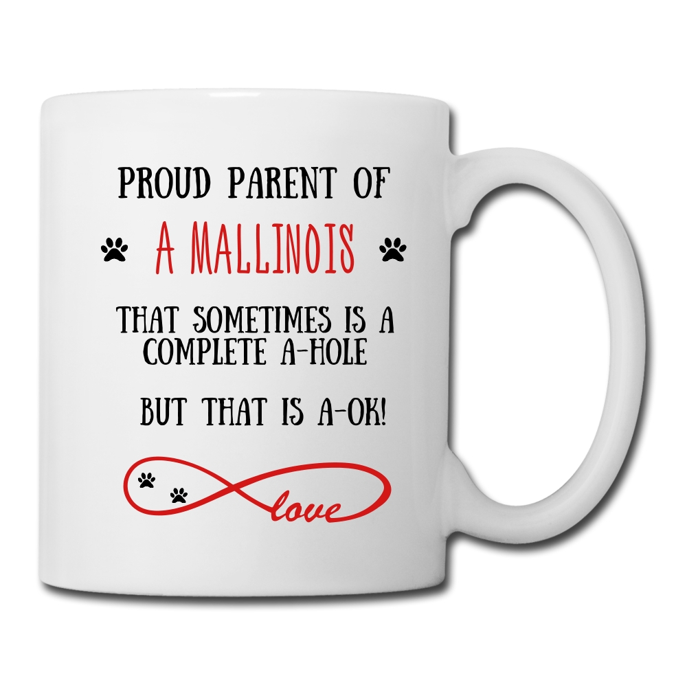 Mallinois gift, Mallinois mom, Mallinois mug, Mallinois gift for women, Mallinois mom mug, Mallinois mommy, Mallinois - white