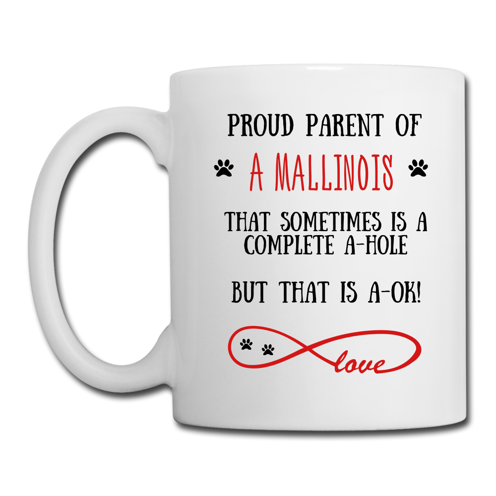 Mallinois gift, Mallinois mom, Mallinois mug, Mallinois gift for women, Mallinois mom mug, Mallinois mommy, Mallinois - white