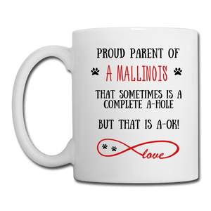 Mallinois gift, Mallinois mom, Mallinois mug, Mallinois gift for women, Mallinois mom mug, Mallinois mommy, Mallinois - white