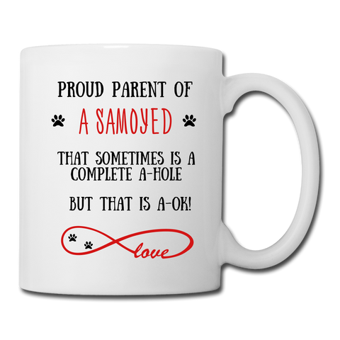 Image of Samoyed gift, Samoyed mom, Samoyed mug, Samoyed gift for women, Samoyed mom mug, Samoyed mommy, Samoyed - white