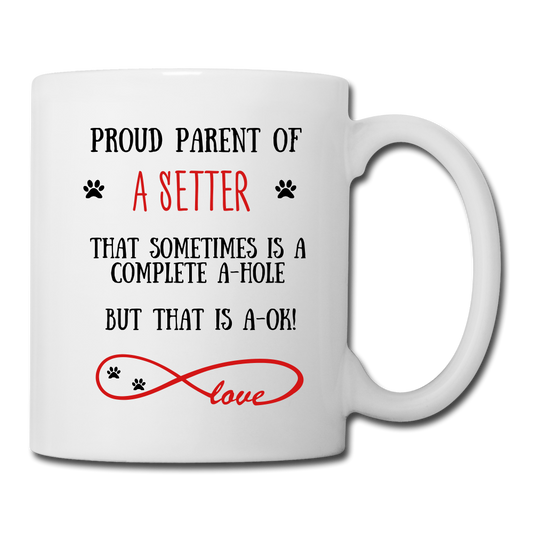 Setter gift, Setter mom, Setter mug, Setter gift for women, Setter mom mug, Setter mommy, Setter - white
