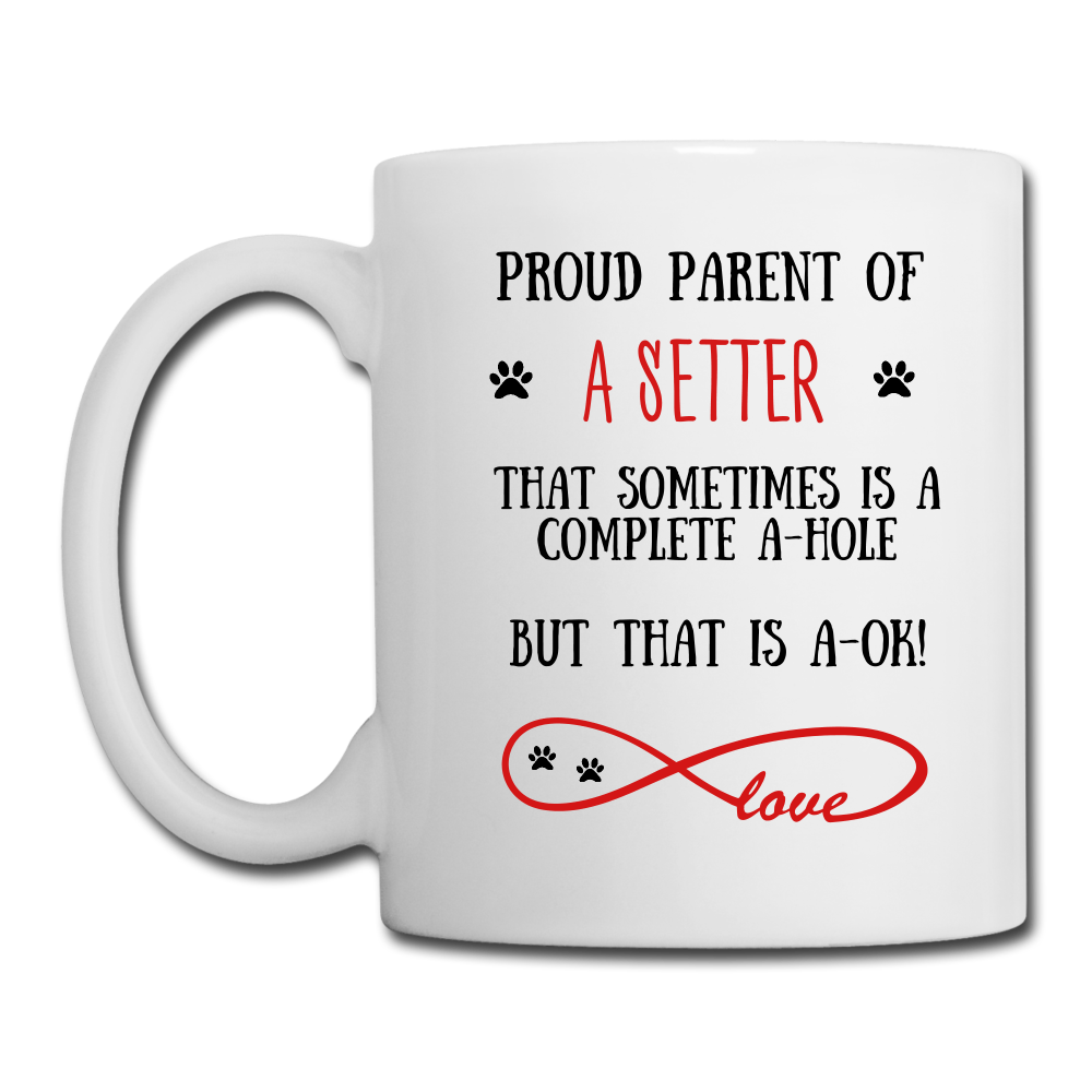 Setter gift, Setter mom, Setter mug, Setter gift for women, Setter mom mug, Setter mommy, Setter - white