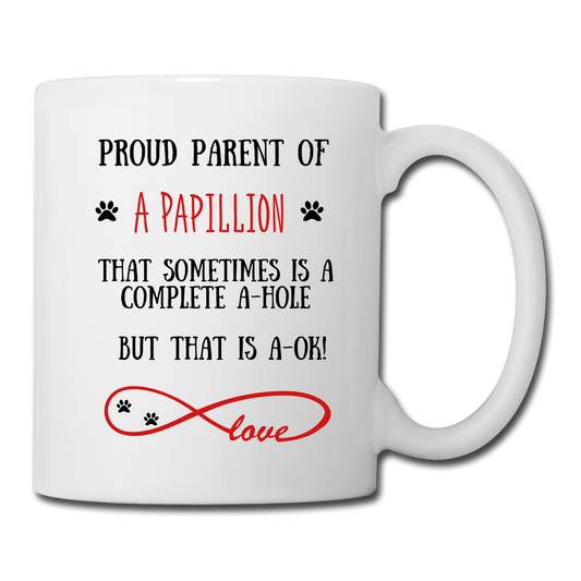 Papillion gift, Papillion mom, Papillion mug, Papillion gift for women, Papillion mom mug, Papillion mommy, Spaniel - white