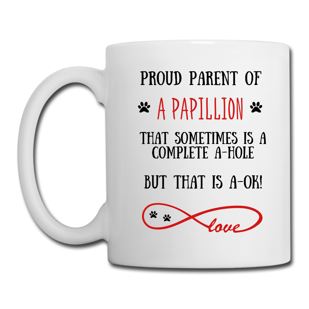 Papillion gift, Papillion mom, Papillion mug, Papillion gift for women, Papillion mom mug, Papillion mommy, Spaniel - white