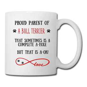 Bull Terrier gift, Bull Terrier mom, Bull Terrier mug, Bull Terrier gift for women, Bull Terrier mom mug, Bull Terrier mommy, Bull Terrier - white