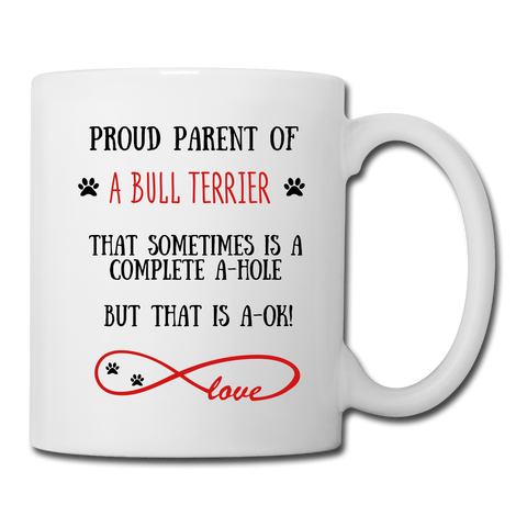 Image of Bull Terrier gift, Bull Terrier mom, Bull Terrier mug, Bull Terrier gift for women, Bull Terrier mom mug, Bull Terrier mommy, Bull Terrier - white