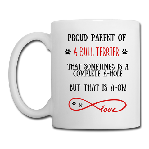 Image of Bull Terrier gift, Bull Terrier mom, Bull Terrier mug, Bull Terrier gift for women, Bull Terrier mom mug, Bull Terrier mommy, Bull Terrier - white