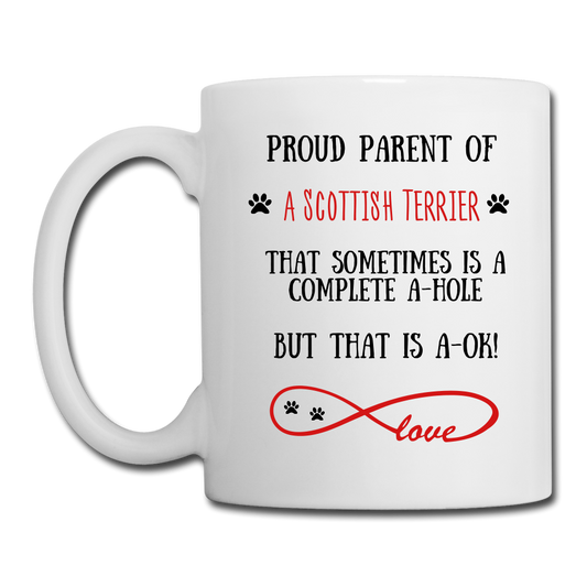 Scottish Terrier gift, Scottish Terrier mom, Scottish Terrier mug, Scottish Terrier gift for women, Scottish Terrier mom mug, Scottish Terrier mommy, Scottish Terrier - white