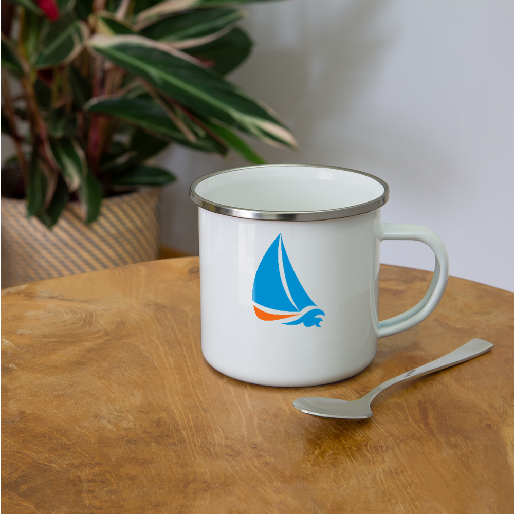 I love Sailing Camper Mug - white