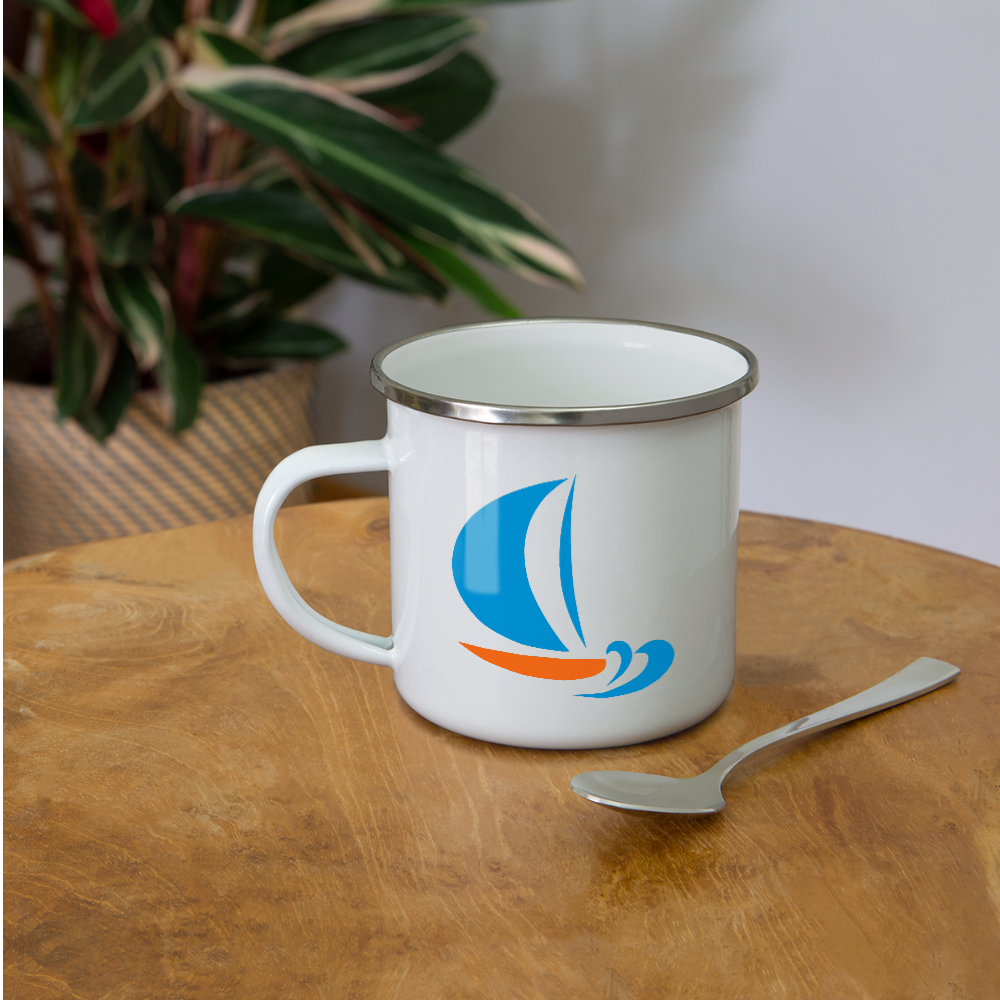 I love Sailing Camper Mug - white