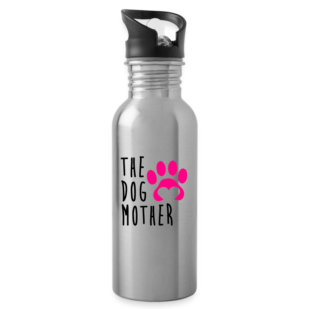 The Dog Mother Water Bottle - silver