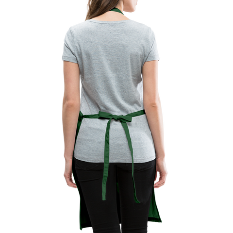 Image of Know Thy Dog Feed Raw Adjustable Apron - forest green