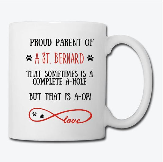 St. Bernard gift, St. Bernard mom, St. Bernard mug, St. Bernard gift for women, St. Bernard mom mug, St. Bernard mommy, St. Bernard