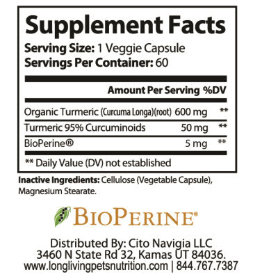 Organic Turmeric with BioPerine®