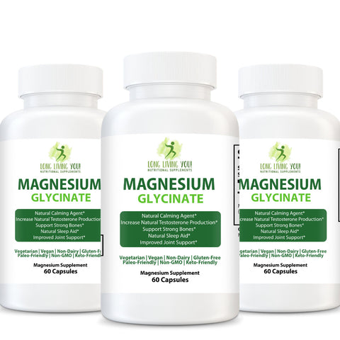 Image of Magnesium Glycinate | Supports Bone, Sleep, Joints Plus More | | 3 Pack