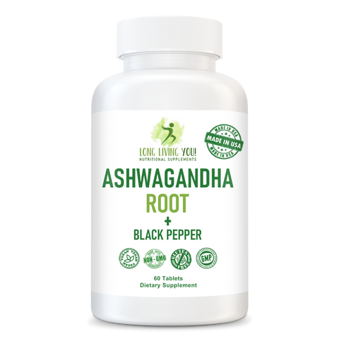 Image of Ashwagandha Root with Black Pepper for better absorption