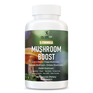 Mushroom Boost 5 Formula | Easy way to get the benefits of five powerful mushrooms in one capsule