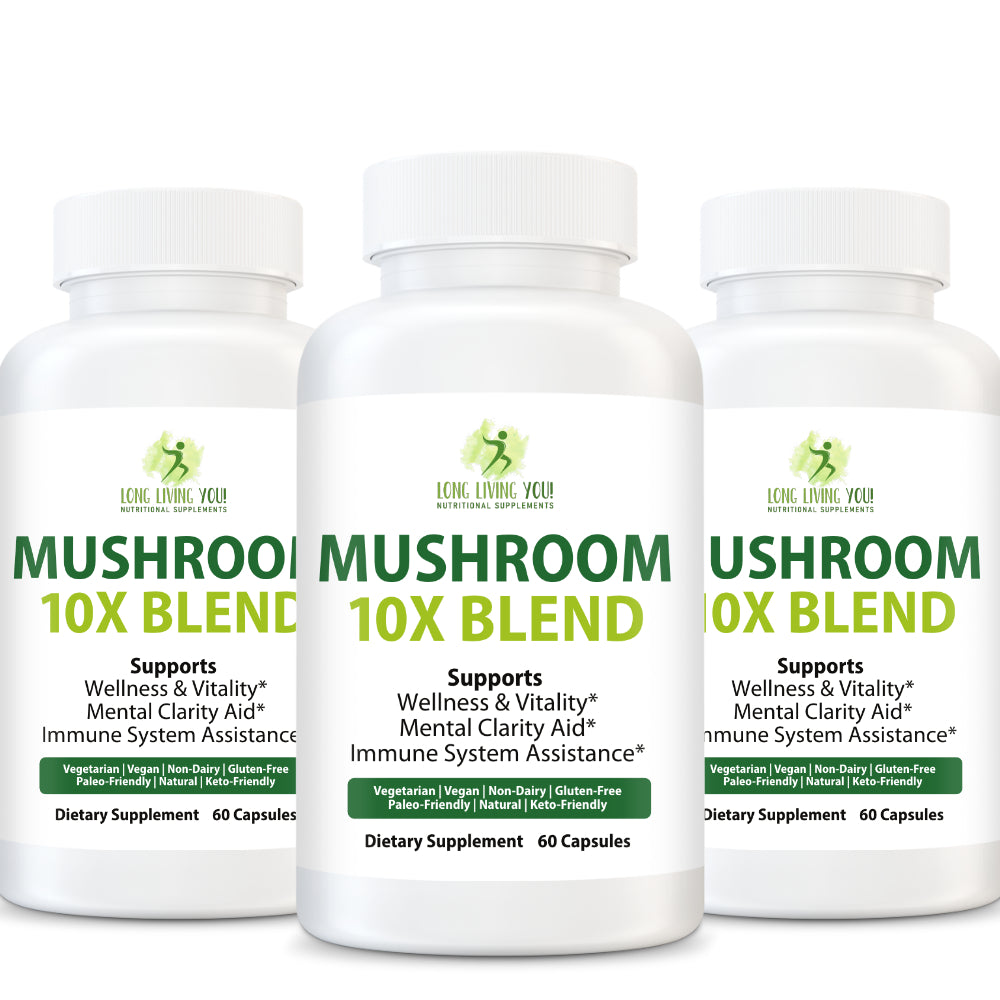 Mushroom Blend 10X  - Made in USA