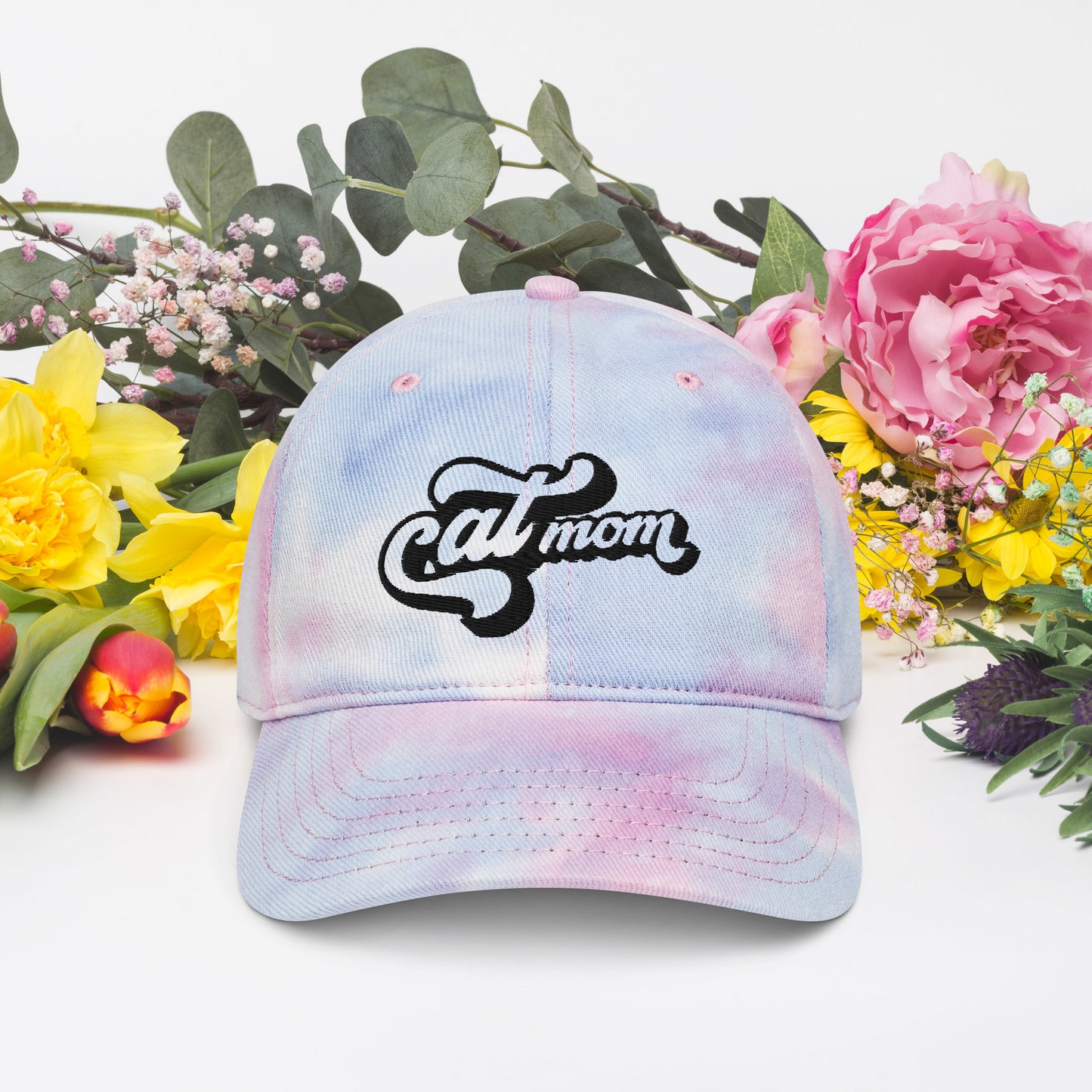 Cat Mom Tie Dye Hat