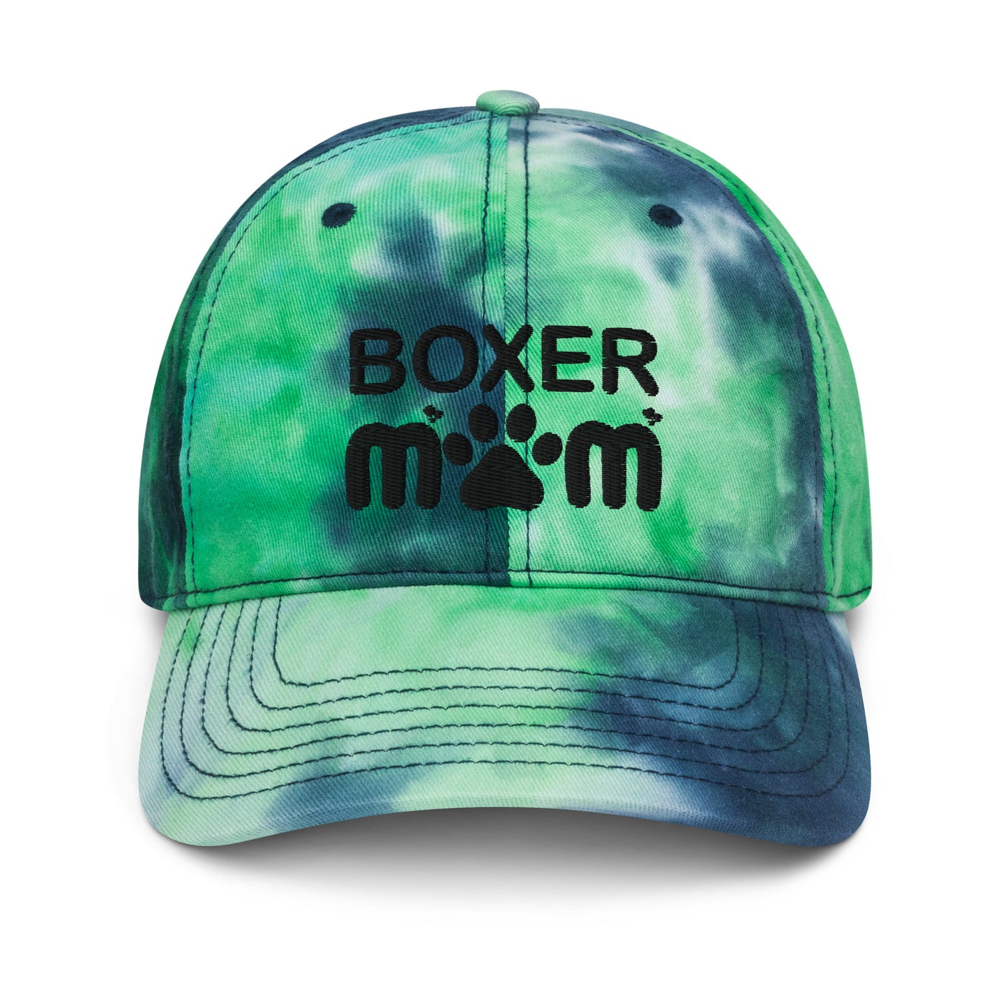 Boxer Mom Tie Dye Hat