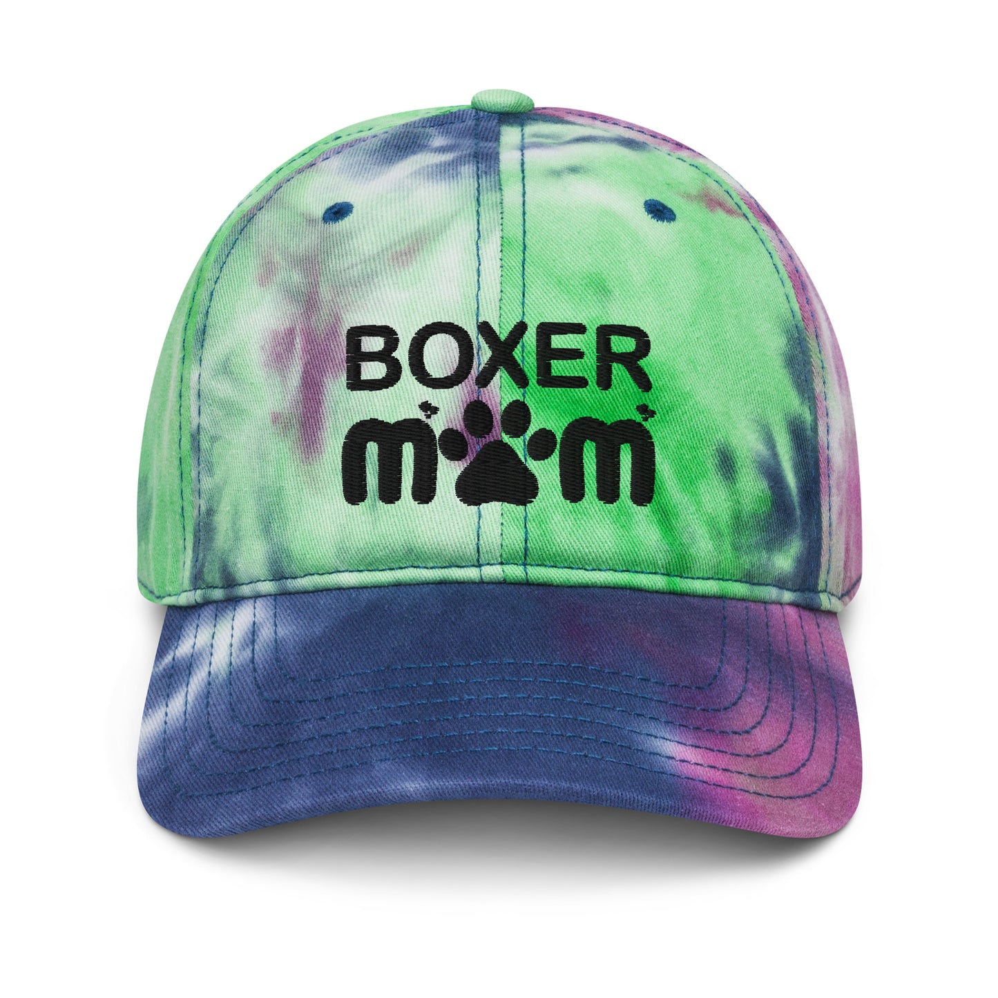 Boxer Mom Tie Dye Hat