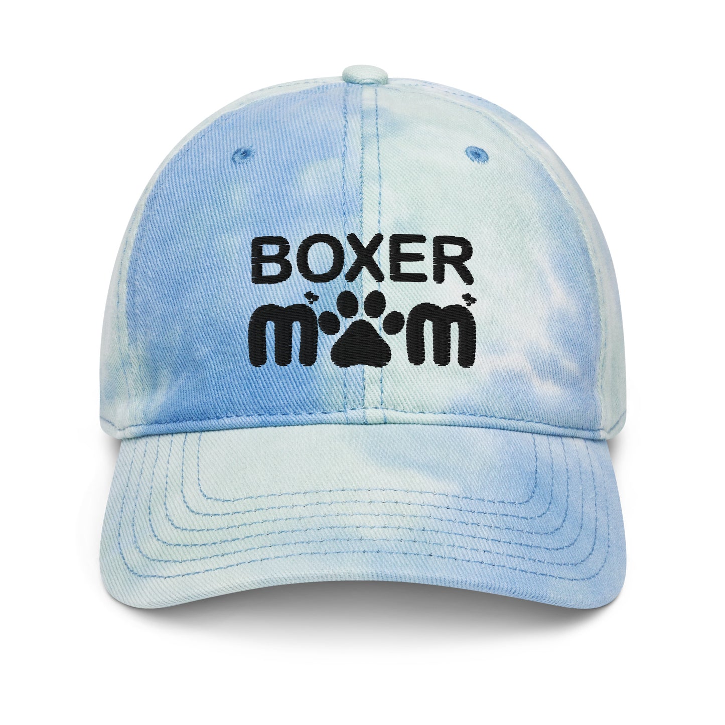 Boxer Mom Tie Dye Hat