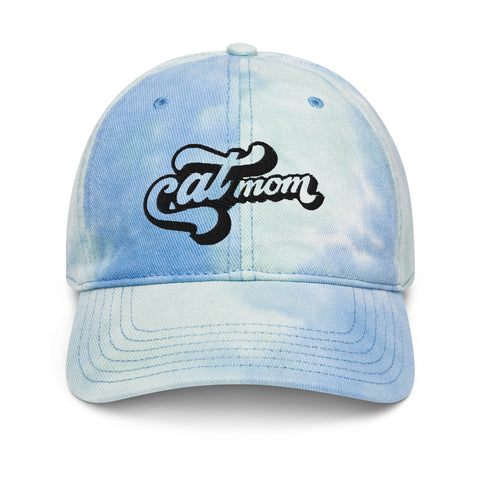 Image of Cat Mom Tie Dye Hat