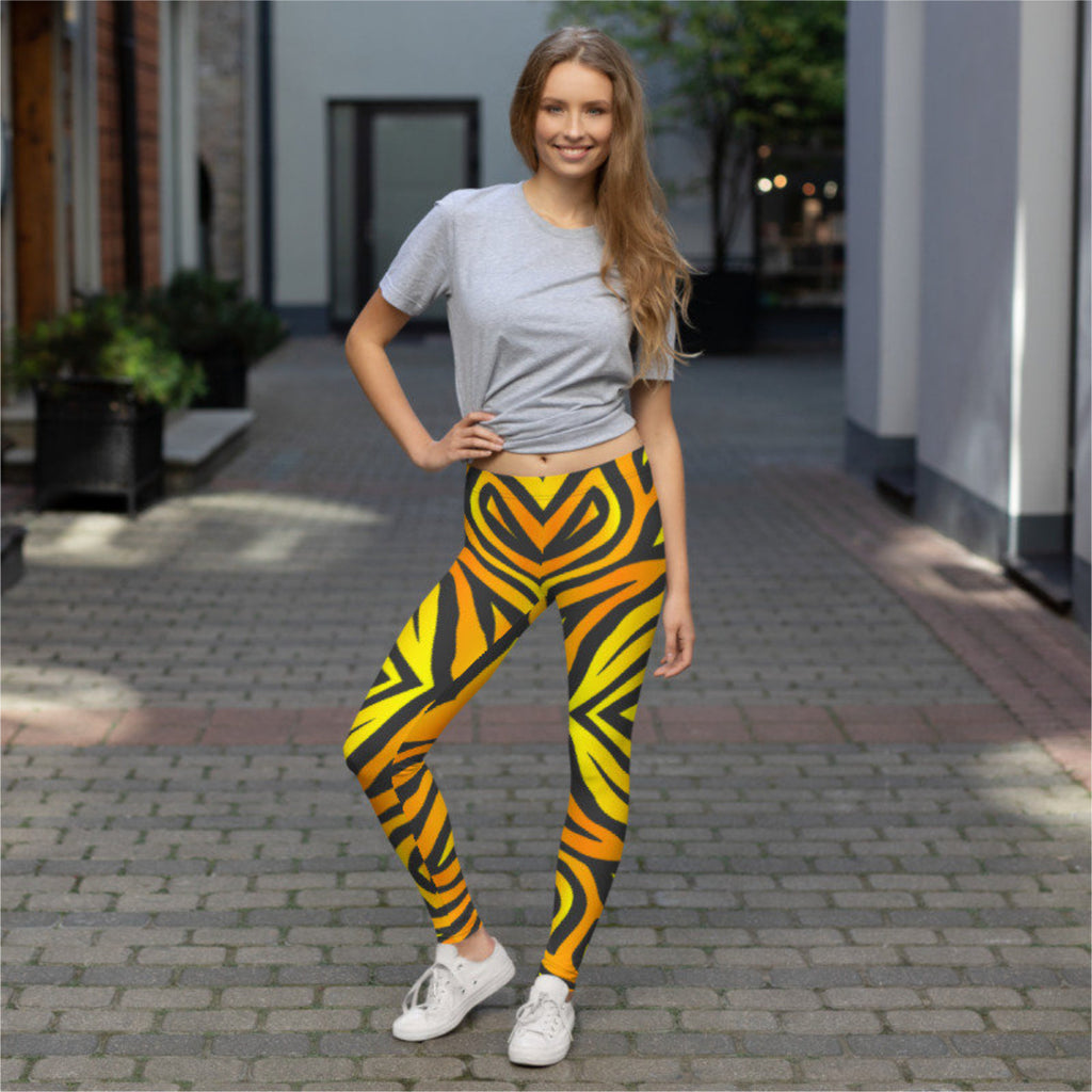 Leggings with Tiger Pattern
