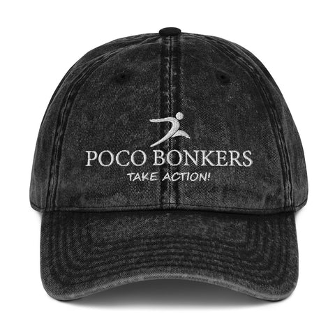 Image of Poco Bonkers Vintage Cotton Twill Cap
